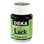 DEKA COLOR LACK ACRYL PAINT 25ML BLACK