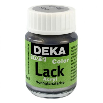DEKA COLOR LACK ACRYL PAINT 25ML SILVER