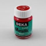 DEKA COLOR METALLIC ACRYL PAINT 25ML RED