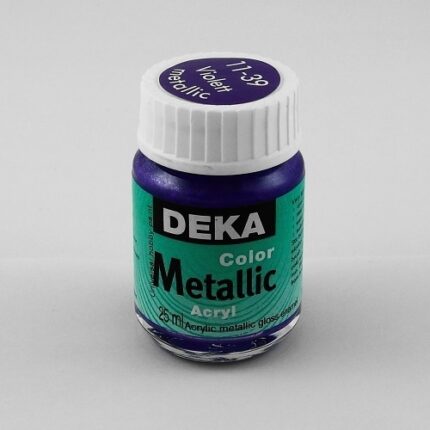 DEKA COLOR METALLIC ACRYL PAINT 25ML VIOLET