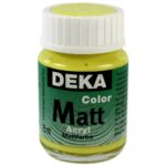 DEKA COLOR MATT ACRYL PAINT 25ML LEMON