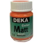 DEKA COLOR MATT ACRYL PAINT 25ML ORANGE