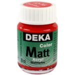 DEKA COLOR MATT ACRYL PAINT 25ML VERMILION