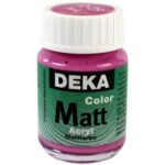 DEKA COLOR MATT ACRYL PAINT 25ML PINK