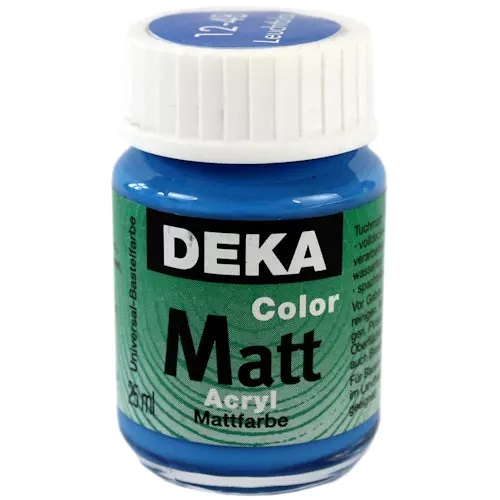 DK12-48.jpg DEKA COLOR MATT ACRYL PAINT 25ML LIGHT BLUE - Image 1