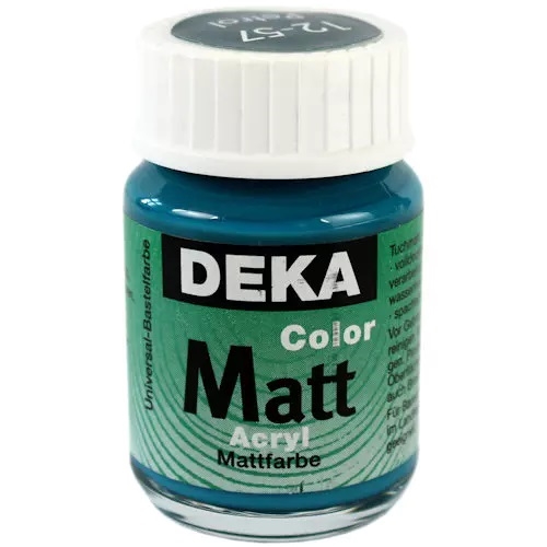 DK12-57.jpg DEKA COLOR MATT ACRYL PAINT 25ML PETROL - Image 1