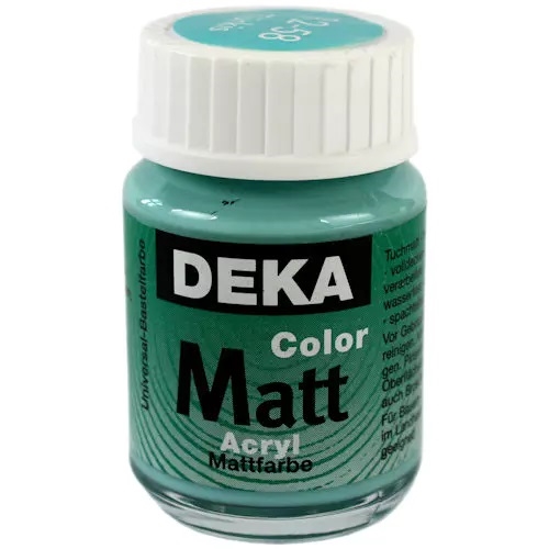 DK12-58.jpg DEKA COLOR MATT ACRYL PAINT 25ML TURQUOISE - Image 1