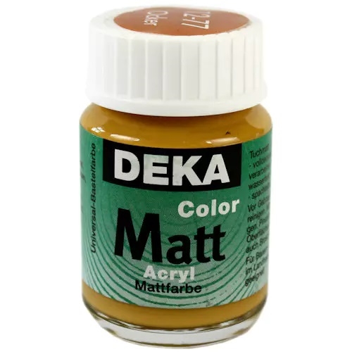 DK12-77.jpg DEKA COLOR MATT ACRYL PAINT 25ML OCHRE - Image 1