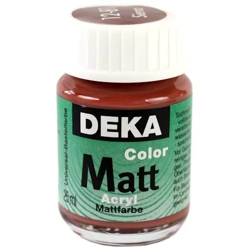 DK12-81.jpg DEKA COLOR MATT ACRYL PAINT 25ML SIENNA - Image 1