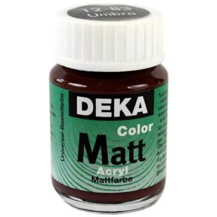 DEKA COLOR MATT ACRYL PAINT 25ML UMBER