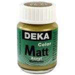 DEKA COLOR MATT ACRYL PAINT 25ML GOLD
