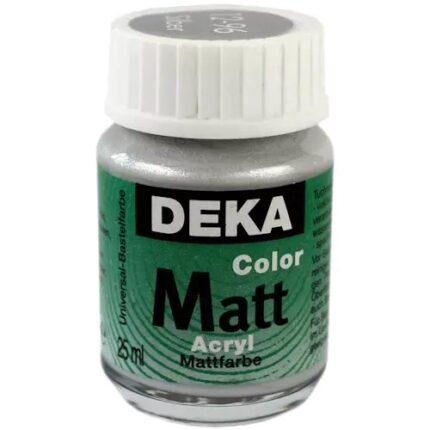 DEKA COLOR MATT ACRYL PAINT 25ML SILVER