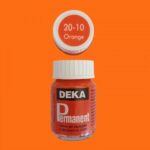 DEKA PERMANENT FABRIC PAINT 25ML ORANGE