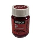DEKA PERMANENT FABRIC PAINT 25ML LIGHT BORDEAUX