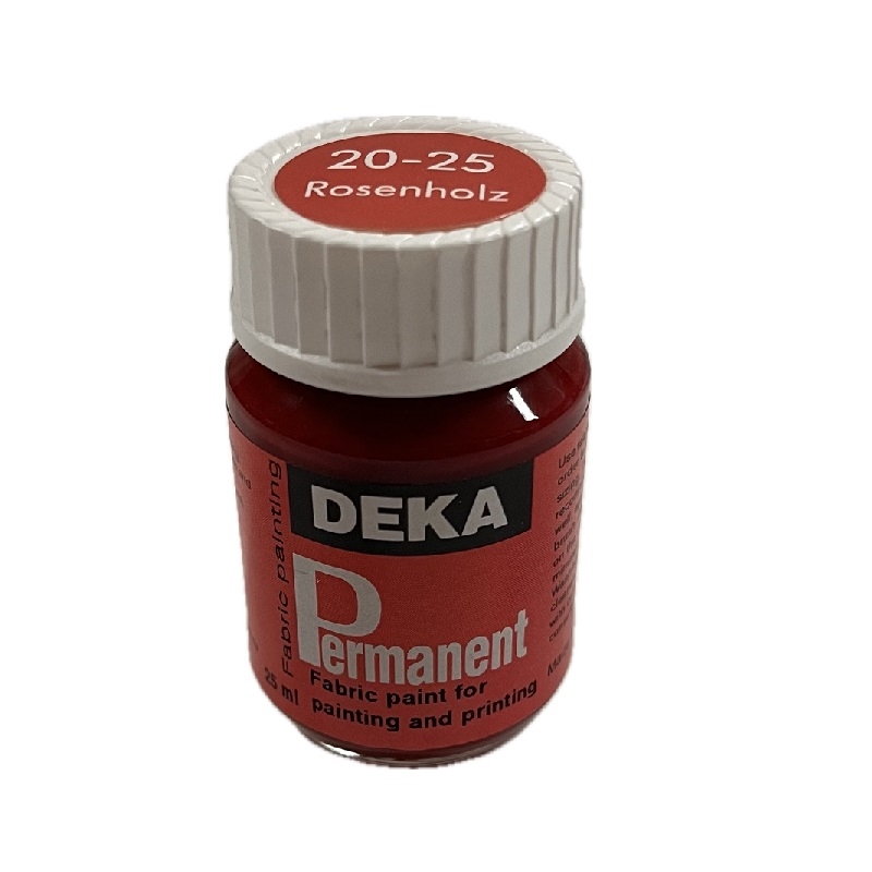 DK20-25.jpg DEKA PERMANENT FABRIC PAINT 25ML ROSEWOOD - Image 1