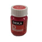 DEKA PERMANENT FABRIC PAINT 25ML ROSE