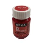 DEKA PERMANENT FABRIC PAINT 25ML PINK