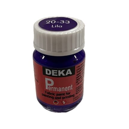 DEKA PERMANENT FABRIC PAINT 25ML LILAC