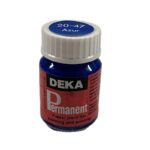 DEKA PERMANENT FABRIC PAINT 25ML AZURE