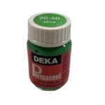 DEKA PERMANENT FABRIC PAINT 25ML MINT