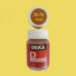 DEKA PERMANENT FABRIC PAINT 25ML SAND
