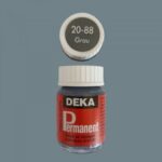 DEKA PERMANENT FABRIC PAINT 25ML GREY