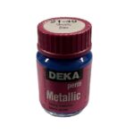 DEKA PERM METALLIC FABRIC PAINT 25ML BLUE