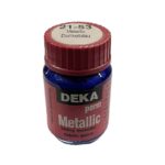 DEKA PERM METALLIC FABRIC PAINT 25ML DARK BLUE