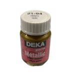 DEKA PERM METALLIC FABRIC PAINT 25ML GOLD