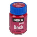 DEKA PERM DECK FABRIC PAINT 25ML CARMINE
