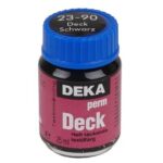 DEKA PERM DECK FABRIC PAINT 25ML BLACK
