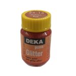 DEKA PERM GLITTER FABRIC PAINT 25ML RED