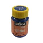 DEKA PERM GLITTER FABRIC PAINT 25ML BLUE