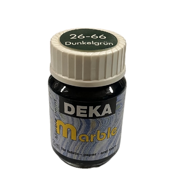 DK26-66.jpg DEKA MARBLE PAINT 25ML DARK GREEN - Image 1