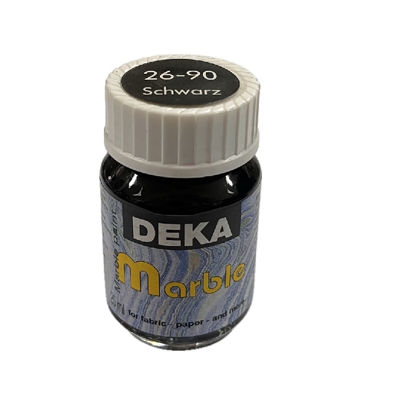 DK26-90.jpg DEKA MARBLE PAINT 25ML BLACK - Image 1