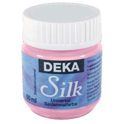 DEKA SILK FABRIC PAINT 50ML ROSE