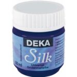 DEKA SILK FABRIC PAINT 50ML ULTRAMARINE BLUE