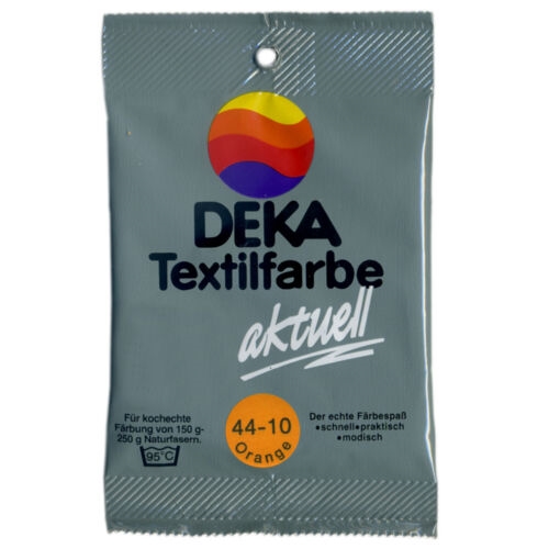 DK44110.jpg DEKA TEXTILE COLOUR AKTUELL DYE 10G ORANGE - Image 1
