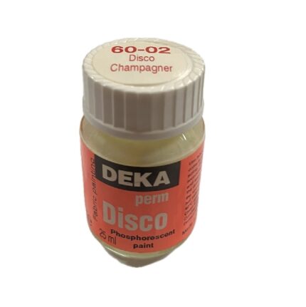 DEKA PERM DISCO FABRIC PAINT 25ML CHAMPAGNE
