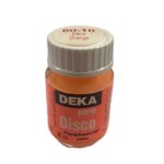 DEKA PERM DISCO FABRIC PAINT 25ML ORANGE