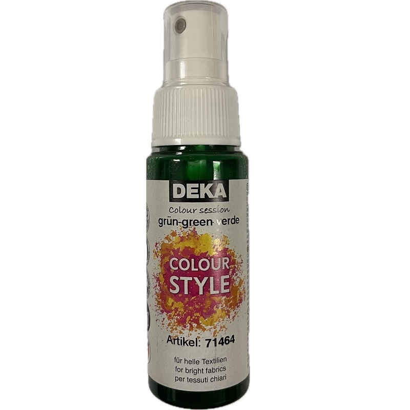 DK71464.jpg DEKA COLOURSTYLE TEXTILE SPRAY 50ML GREEN - Image 1