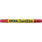 DEKA TWIN PEN FABRIC MARKER CARMINE