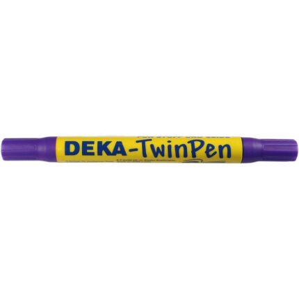 DEKA TWIN PEN FABRIC MARKER VIOLET