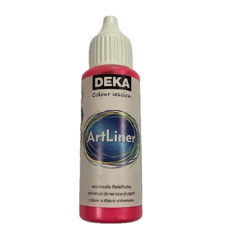 DK77330.jpg DEKA ARTLINER 3D PAINT 30ML NEON PINK - Image 1
