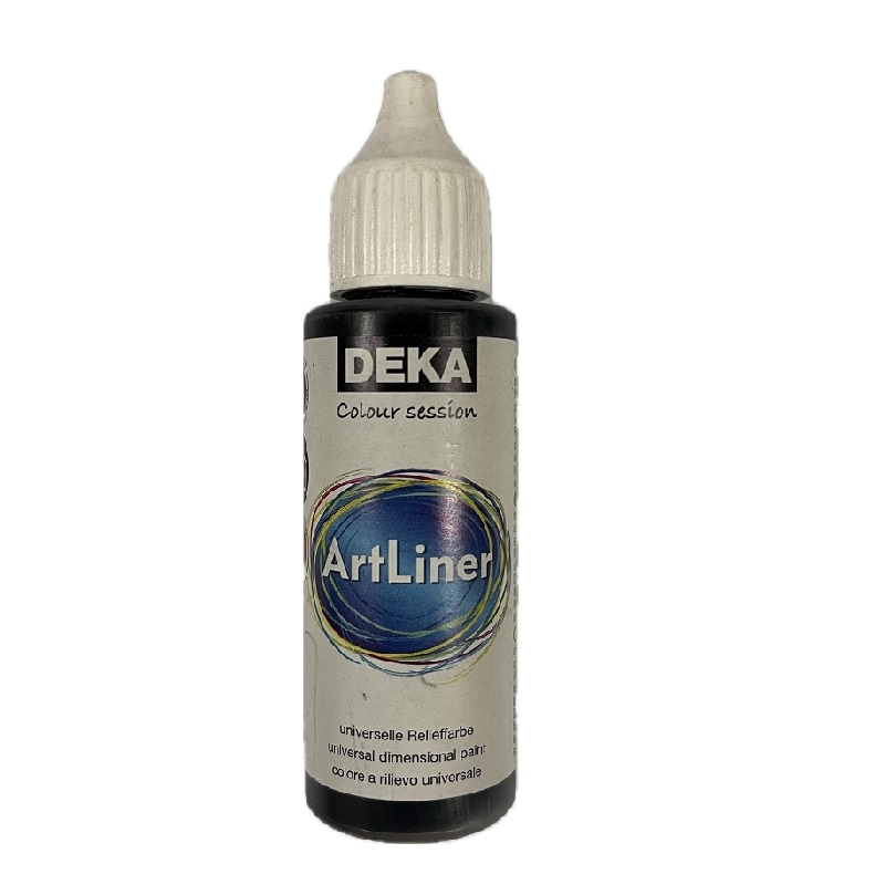 DK77390.jpg DEKA ARTLINER 3D PAINT 30ML BLACK - Image 1