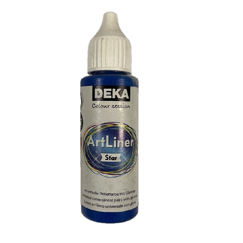 DK78349.jpg DEKA ARTLINER STAR 3D PAINT 30ML BLUE - Image 1
