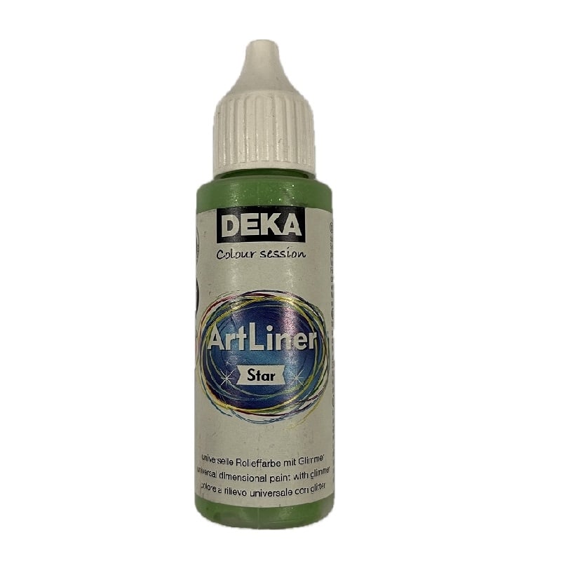 DK78364.jpg DEKA ARTLINER STAR 3D PAINT 30ML GREEN - Image 1
