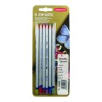 DERWENT METALLIC COLOUR PENCIL [6] BLISTER