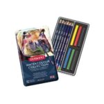 DERWENT WATERCOLOUR COLLECTION [12] TIN [6PENCILS+6BLOCKS]
