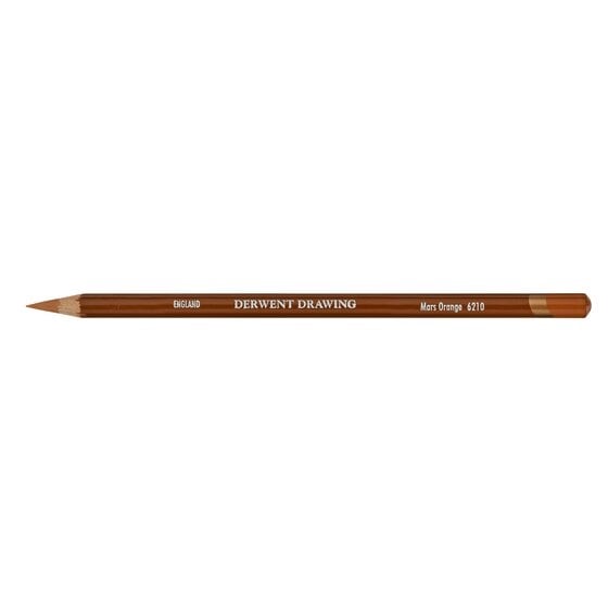 DRW0700686.jpg DERWENT DRAWING PENCIL MARS ORANGE 6210 - Image 1